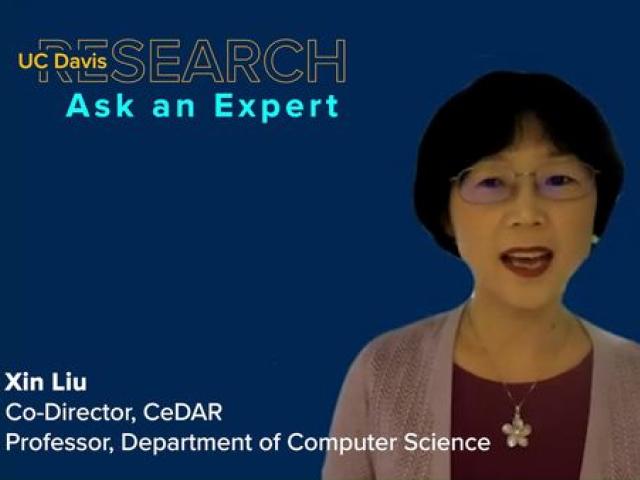 screenshot of CeDAR expert speaking in YouTube video